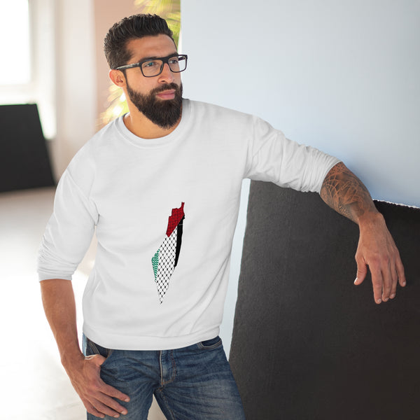 Map of Palestine Sweatshirt